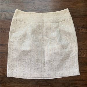 merona off white high waist skirt